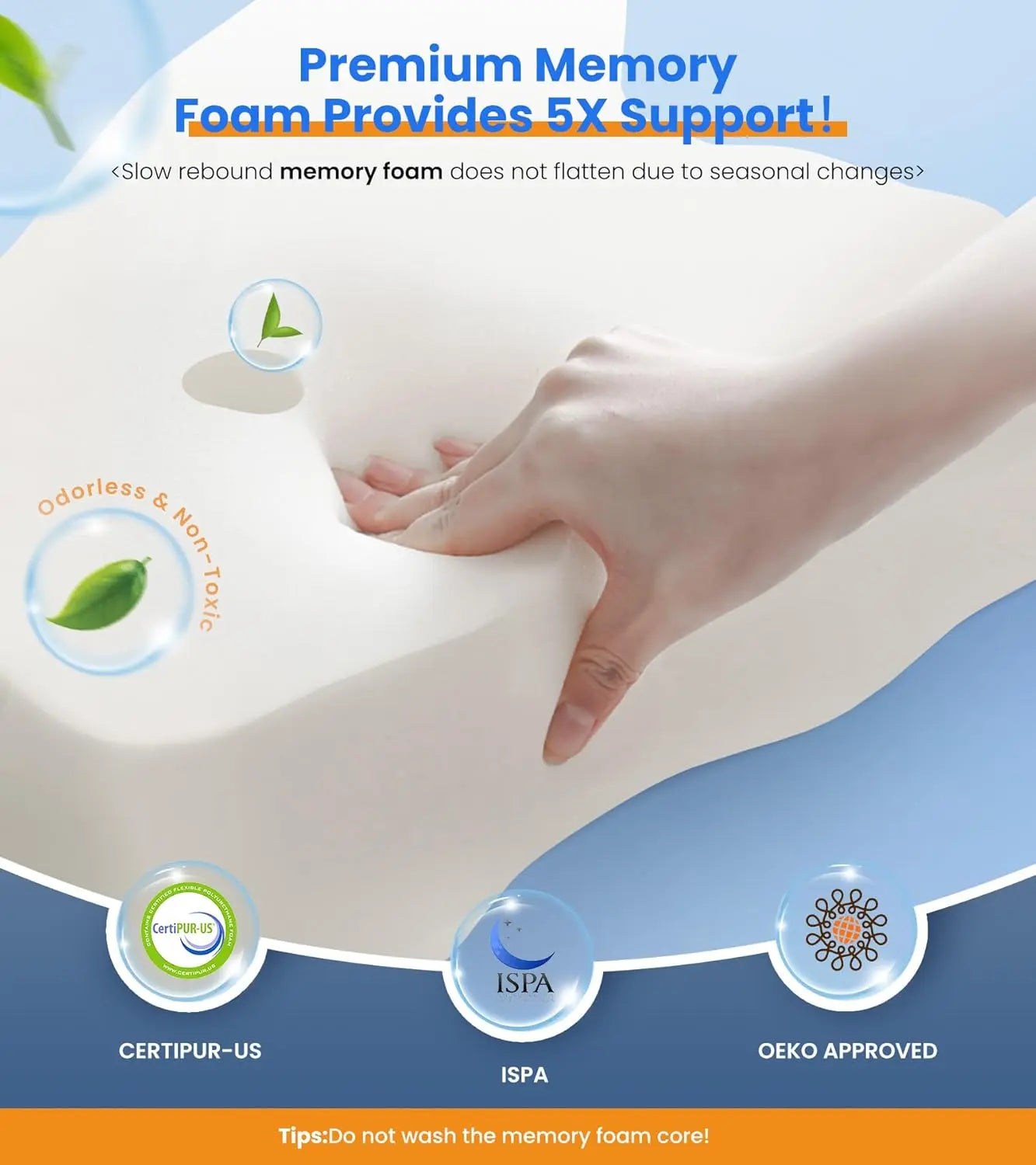 Ergo Sleep Pillow – Sleep Deep & Wake Recharged