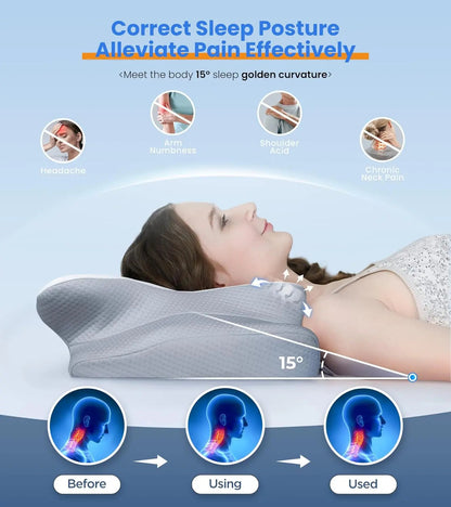 Ergo Sleep Pillow – Sleep Deep & Wake Recharged